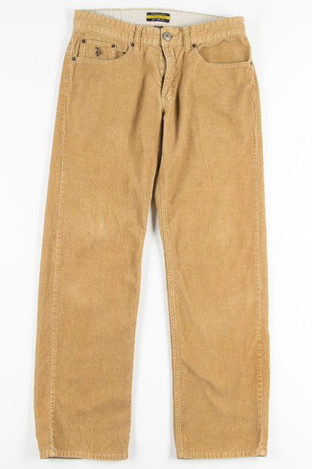 Tan U.S. Polo Assn. Corduroy Pants