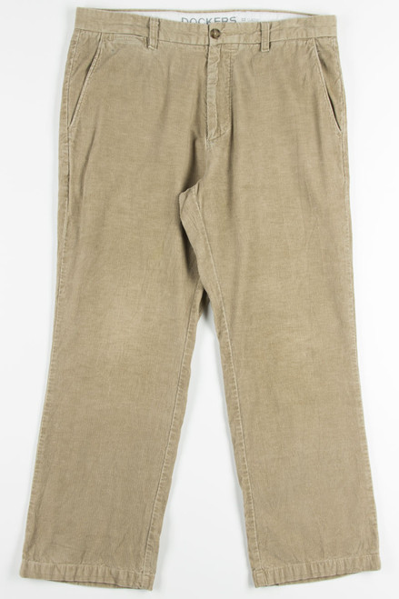 Beige Corduroy Pants 2