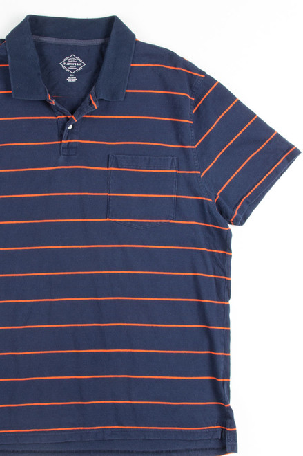 Navy & Orange Polo Shirt