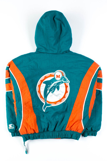 Miami dolphins pullover sales starter jacket