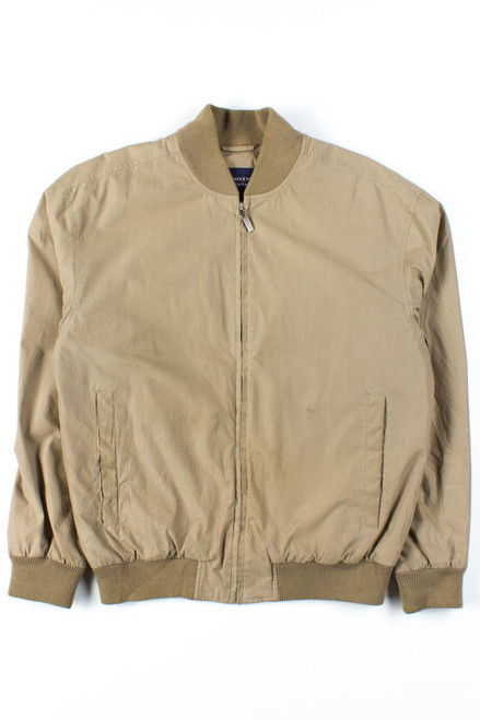 Tan Bomber Jacket