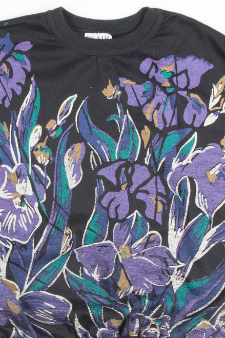 Iris Floral Sweatshirt