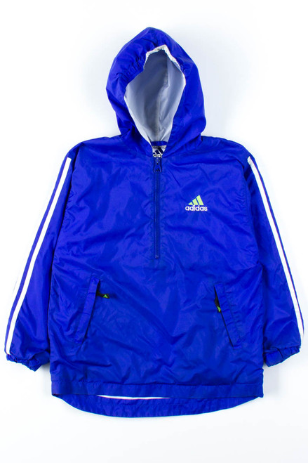 Blue Adidas Pullover Jacket