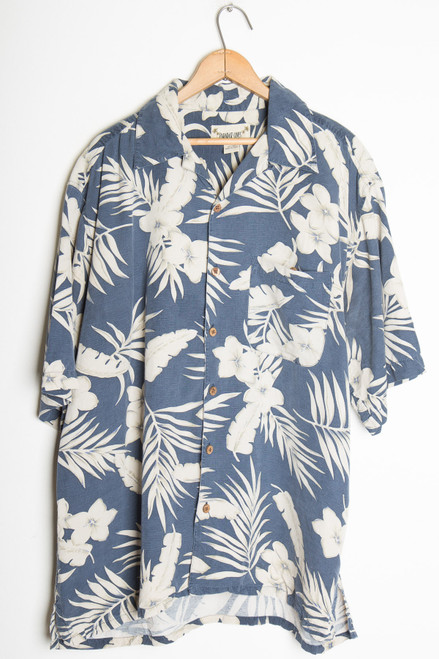 Blue Vintage Hawaiian