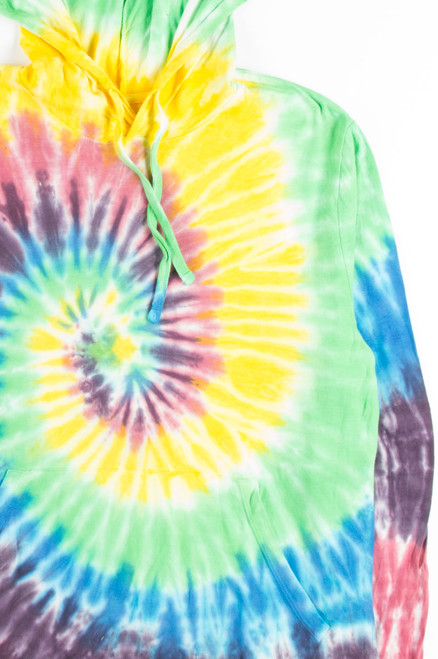 Lightweight Rainbow Tie Dye Hoodie