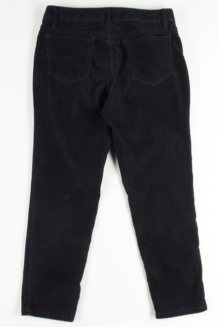 Black Lands' End Corduroy Pants