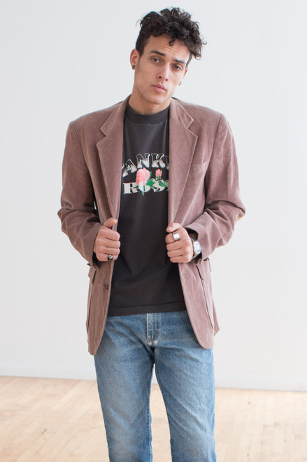 Mauve Corduroy Blazer