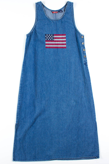 American Flag Denim Dress