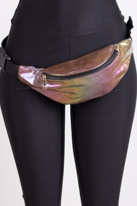 Pastel Metallic Rainbow Fanny Pack