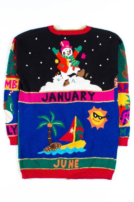 Monthly Calendrical Cardigan