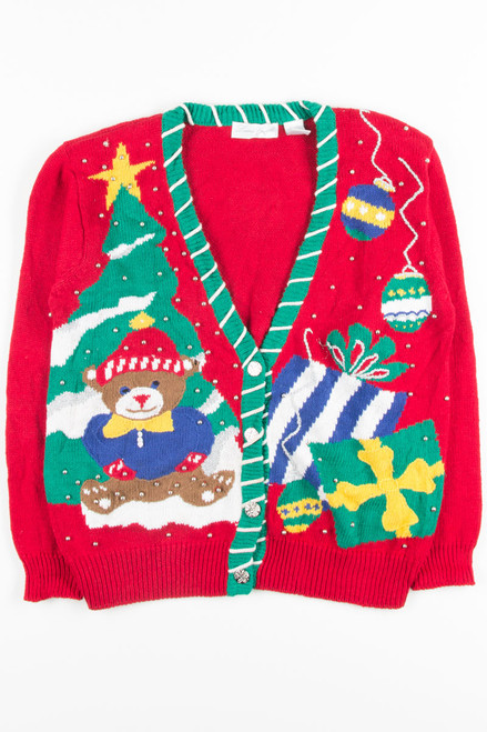 Red Ugly Christmas Cardigan 50851