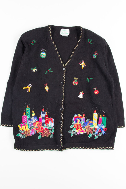 Black Ugly Christmas Cardigan 50805