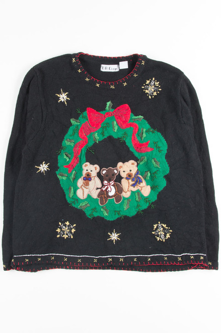 Black Ugly Christmas Pullover 50860