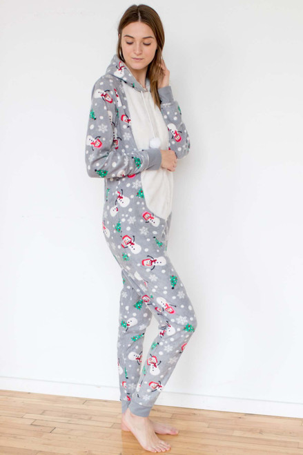 Snowman Christmas Onesie Pajamas