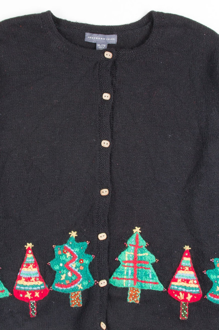 Black Ugly Christmas Cardigan 50828