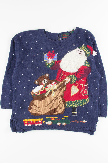 Blue Ugly Christmas Pullover 51146
