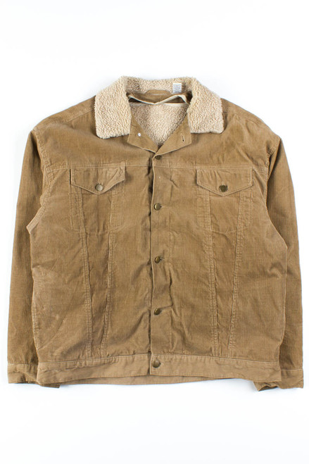 Sand Sherpa Lined Corduroy Jacket