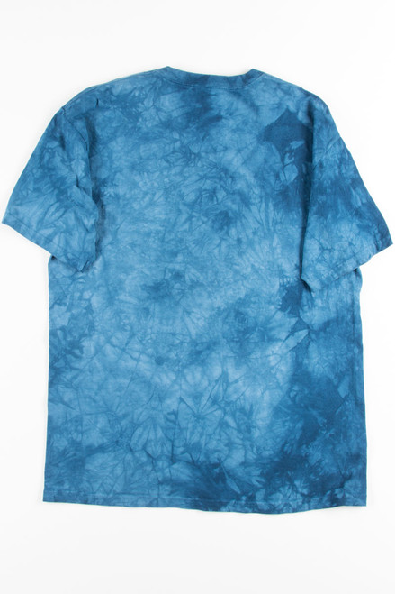 Blue Stone Washed Tie Dye Tee