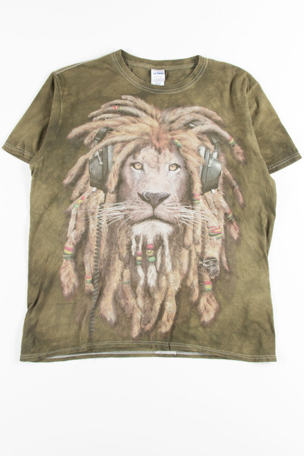 Rasta Lion Tie Dye Tee