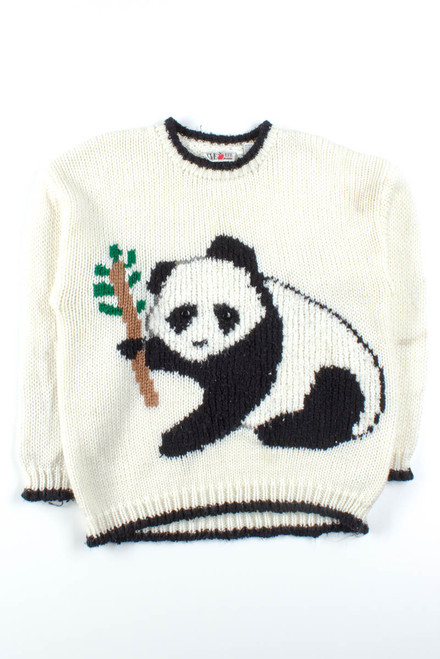 White Panda Sweater