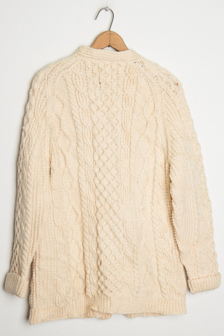 Hand Knit Irish Fisherman Sweater