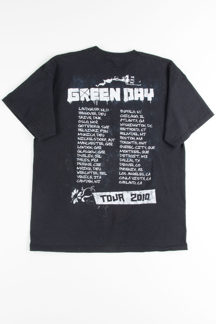 Green Day 2010 Tour Tee