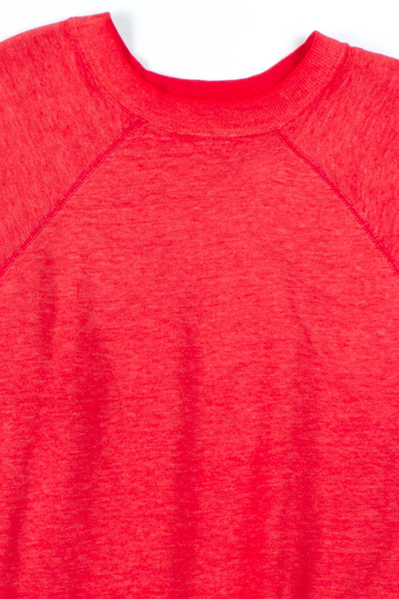 Red Heathered Sweatshirt