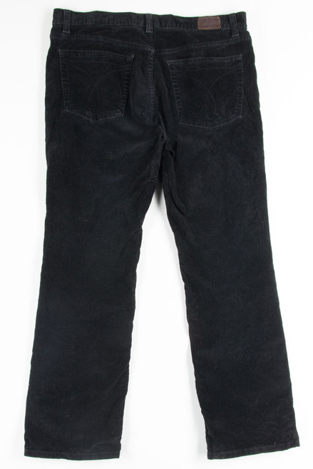 Black Calvin Klein Corduroy Pants