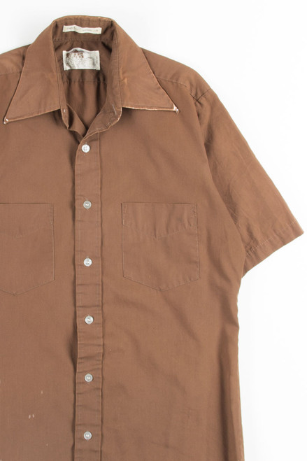 Brown Button Up Shirt