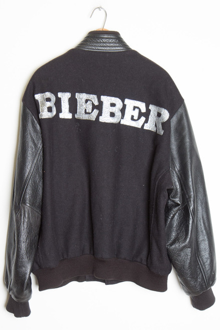 Bedazzled Bieber Letterman Jacket