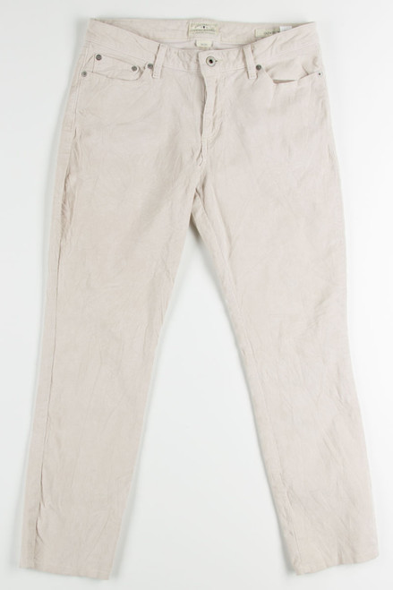 Beige Corduroy Pants 5