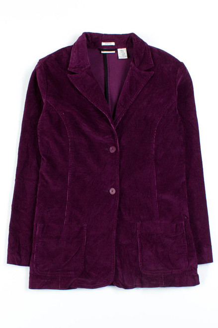 Purple Corduroy Blazer