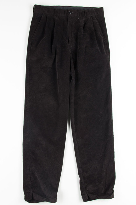 Black Dockers Corduroy Pants 4