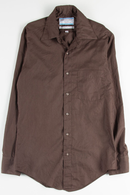 Brown Button Up Shirt 1