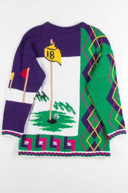 Vintage Golf Argyle Sweater 1