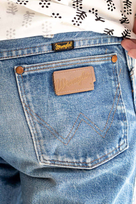 Faded Wrangler Blue Jeans (sz. 32x30)