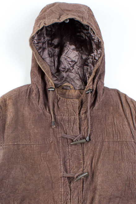 Mocha Corduroy Parka 1