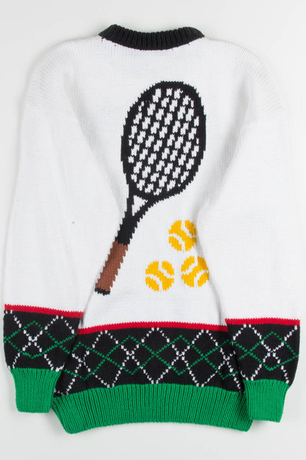 Vintage Tennis Couple Sweater 1