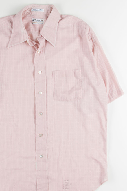 Pink Button Up Shirt 1