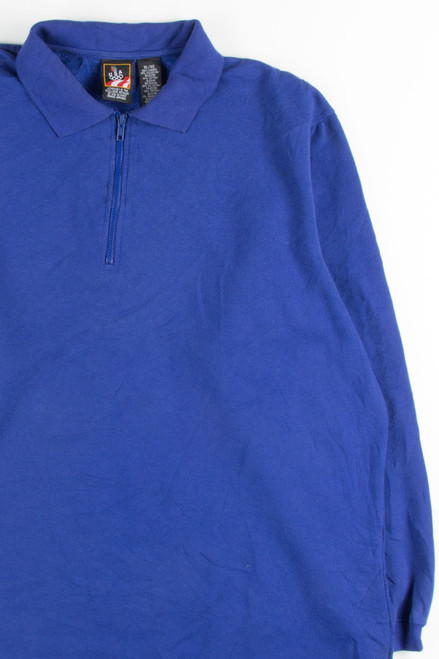 Royal Blue Zip Up Sweatshirt