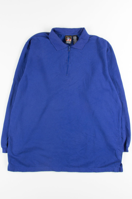 Royal Blue Zip Up Sweatshirt