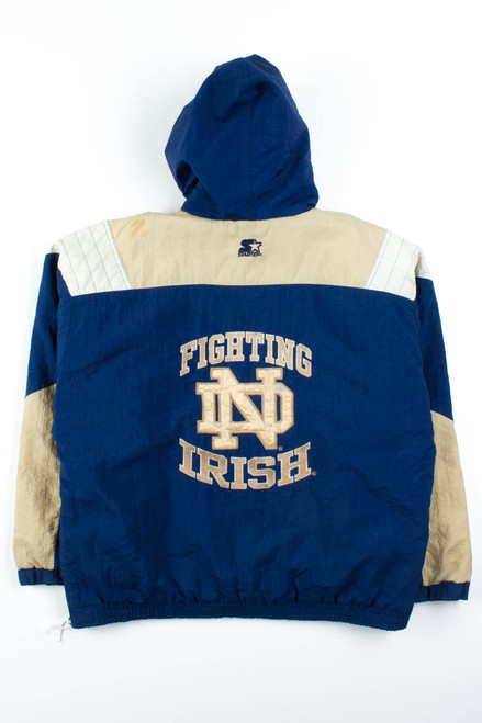 Notre Dame Pullover Starter Jacket