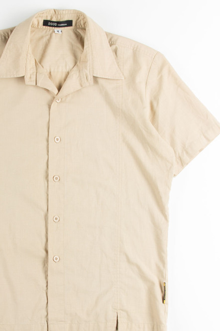 Tan Button Up Shirt 1
