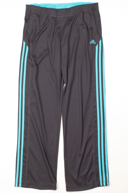 Teal Stripes Adidas Track Pants