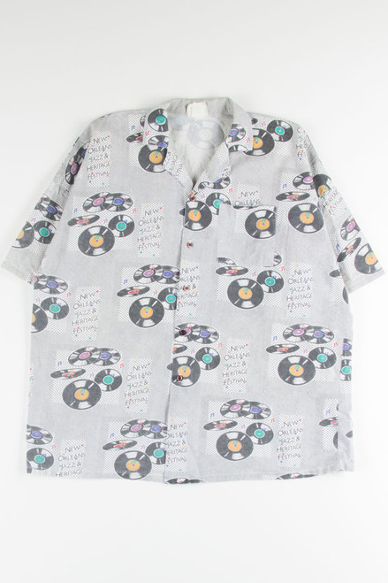 Vintage New Orleans Jazz Festival Button Up Shirt