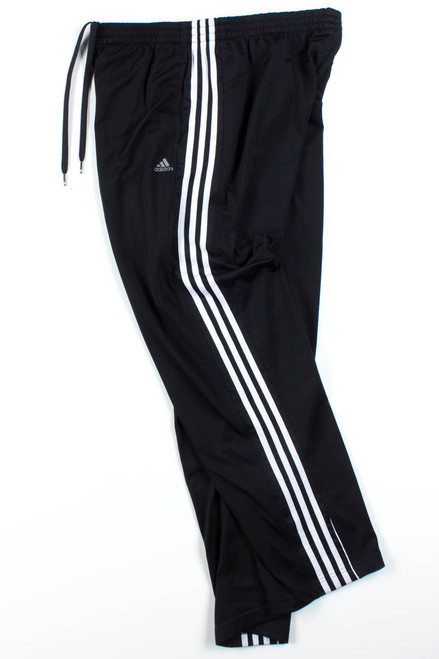 Black Adidas 3 Stripe Joggers