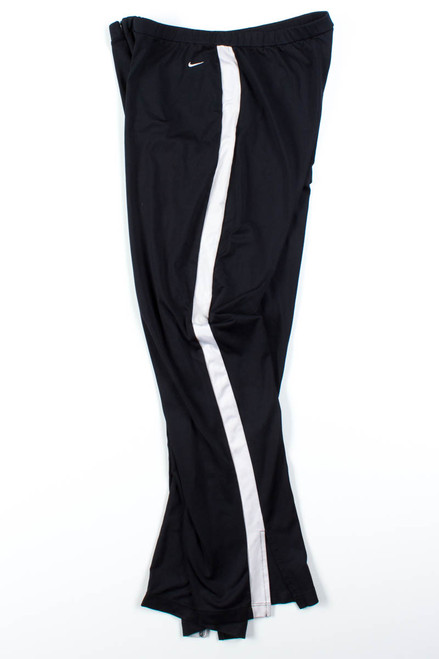 Black Striped Nike Track Pants