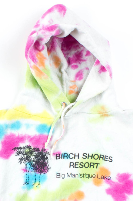 Birch Shores Resort Tie Dye Hoodie