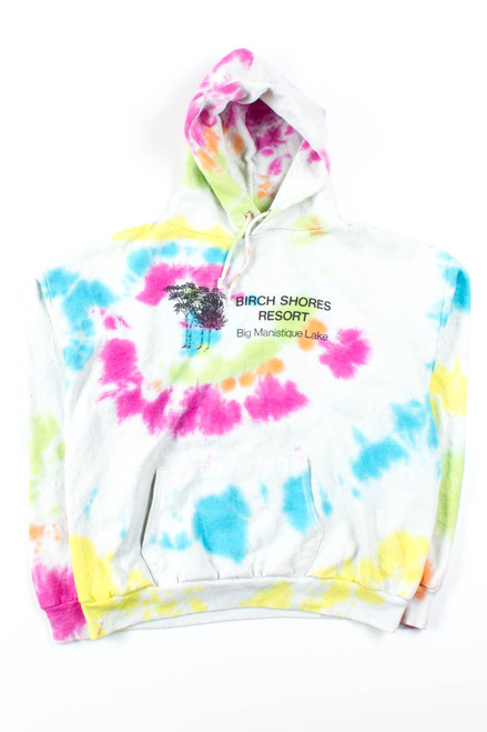 Birch Shores Resort Tie Dye Hoodie