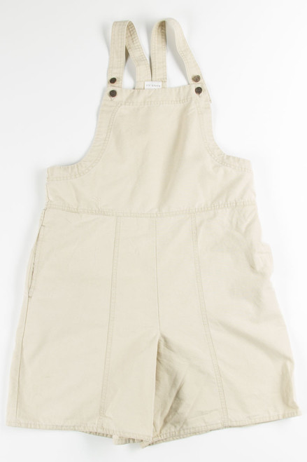 Khaki Overall Shorts (sz. L) 1